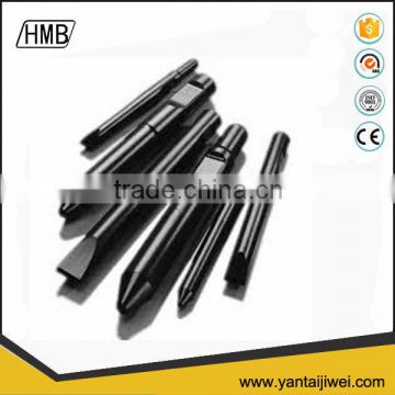 hydraulic breaker chisel with different shapes flat /moil point /blunt /wedge for sale