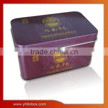 square black tea tin