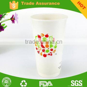 20OZ Disposable recycled printed hot drink paper coffee cups