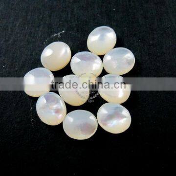 6x7mm tiny oval mother of pearl shell cabochon DIY supplies for earrings,rings findings 4120061