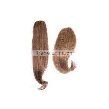 human hair integration hair pieces - Multiple attachment of hair type