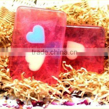 transparent love soap