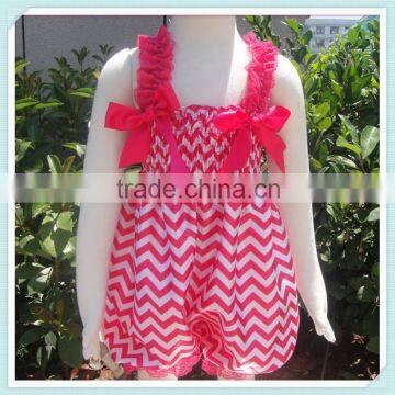 Summer infant clothing hot selling baby knicker chevron pattern baby knickers girls knicker jumpsuits for kids for baby