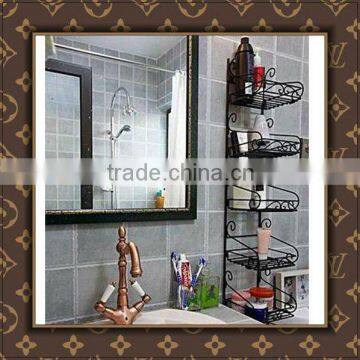 decorative Bathroom coner Rack towel shelf