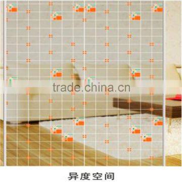 Coloful Decoration Screen Printed Glass for Bathroom Door photo-4