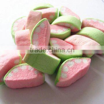 Sales Fruit flavours watermelon slice shaped marshmallow candy