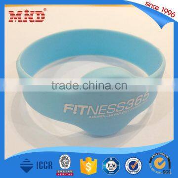 MDSW64 RFID Silicon Wristband With Double Frequency RFID Chip