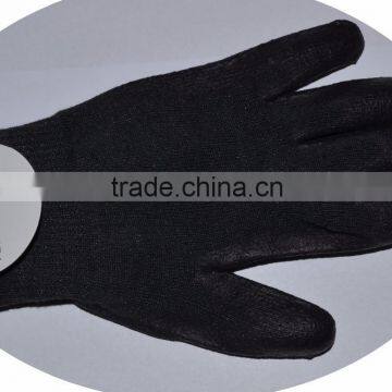 Top Nitrile Coating polyester womans work garden gloves with pattern