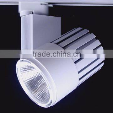 CE RoHS approval super bright spot 30w 40w 50W wholesale cheap commercial led track light