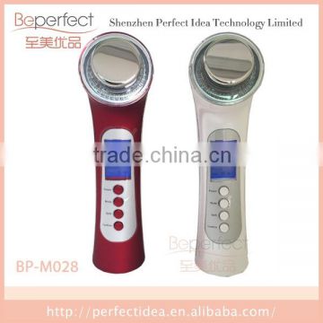 Red blue green light therapy moisturizing ultrasound cavitation beauty equipment beauty massager