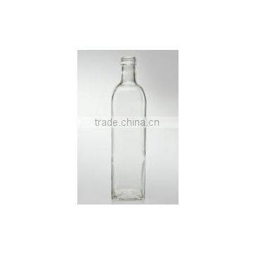 Hot Stamping Surface Handling and Glass Material 750ml clear olive oil bottle