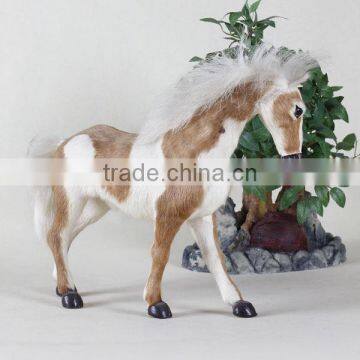 lifelike stuffed plush jumping rocking animal ride on horse toy for kids