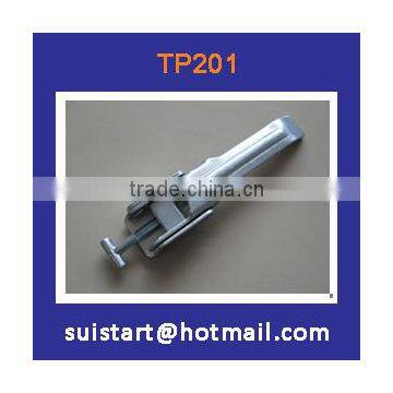 adjustable lock with T hook and straight catch