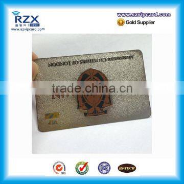 Credit Card Size 85.5*54mm Gold Metal Card for Business photo-6