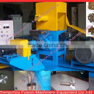 CE certificated shrimp floating feed machine/floating feed pellet making machine/fish feed pellet extruder machine