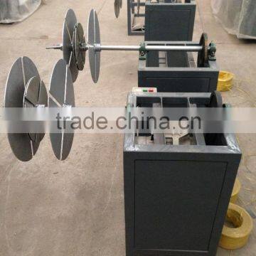 Semi-automatic coil winding machine for rope