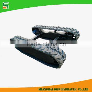 2 ton rubber tracks undercarriage for crawler truck