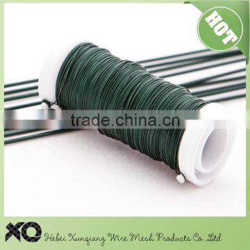 green plastic coated garden Wire