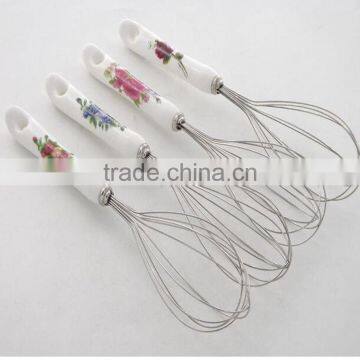 Ceramic Eggbeater with stainless