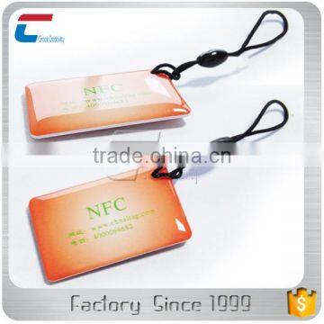 Passive NFC RFID Tag Customized Epoxy NFC Key Fob Passive Plastic Rfid Key Tag 180 Bytes Memory photo-3