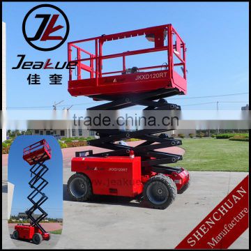 China brand Rough Terrian Scissor Diesel Lift