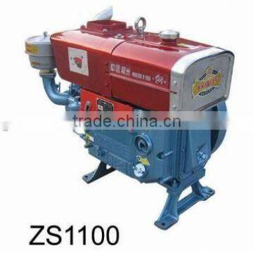 ZS1100 water cooled single cylinder diesel engine for sale from china supplier