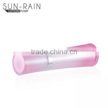 Sun-rain Hot Stamping Screen Printing PMMA Materia Airless Lotion Spray Bottle photo-4