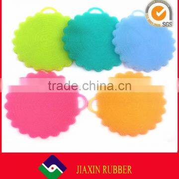 Dish Washing Brush Fruit Vegetable Dish Cleaner Food Grade Silicone Multi-purpose Cleaning Brush photo-3