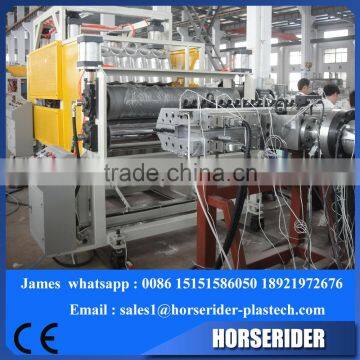 HorseRider Glazed ASA PVC roof tile sheet making machine