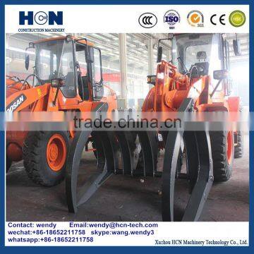 HCN BM06 Wheel Loader Hydraulic Attachment Grapple Fork photo-3