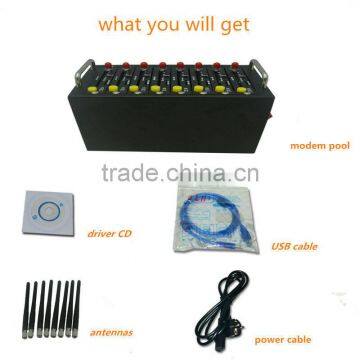 Bulk Sms Sending Device 3g Wcdma/ Hsdpa Modem Pool 8 Sim Card Usb Wavecom Modem photo-4