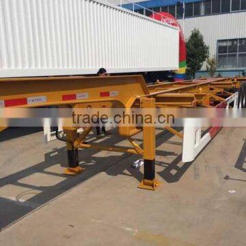 2016 Hot Sale CIMC 40ft 3 Axle Shipping Container Skeleton Frames Semi Trailer photo-6