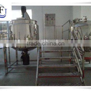Best Quality and Lowest Price Cosmetic Mixing Tank With Agitator,cosmetic Cram Making Machine photo-4