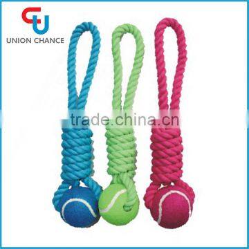 Dog Tennis Rope Ball Pet Tennis Rope Cotton Toy Pet Toy Dog Toy