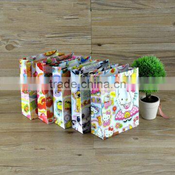 Fancy Flower Printing Wedding Door Small Gift Paper Bags photo-2