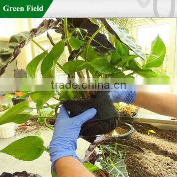 Green Field Felt Root Wrappers for Vertical Garden