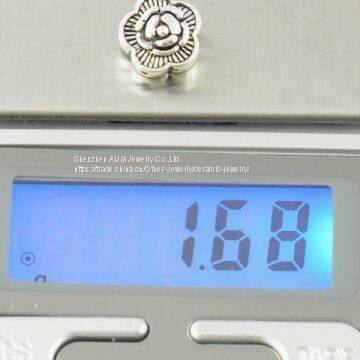 925 Sterling Silver Jewelry DIY Charm Flower Bracelet Beads photo-3