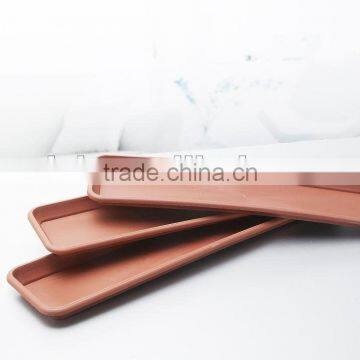 clay plastic small rectangular saucers