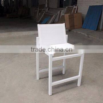 Garden Furniture White Mesh High Chair photo-2