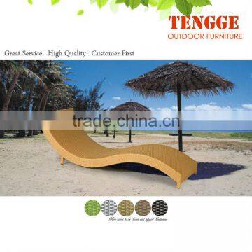 Resin Rattan Lounge chair beach chair