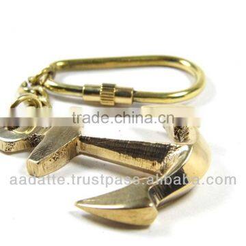 Nautical Solid Brass Anchor Marine Key chain