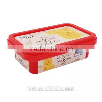 Small Airtight Butter Container With Foil, Square Plastic Containers With Lid photo-3