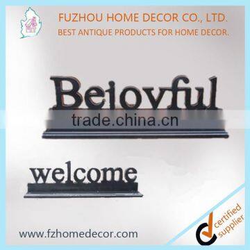 Very Popular Decorative Wood Art Wooden Words Love Stand on the Desk photo-3