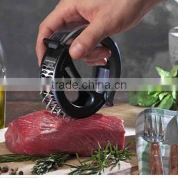 CY123 PRO Rolling Meat Beef Tender Easy Handle Tenderizer Needle Kitchen Tool photo-3