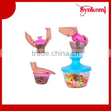 Plastic jar for food candy