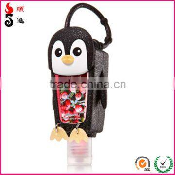 Artificial silicone pocketbac holders in liquid hand soap