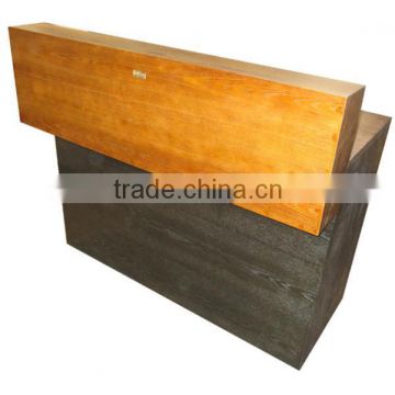 Nail salon reception desk Solid wood office table design receptionist table DS-9-M-YS061