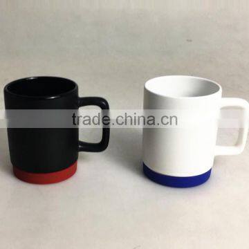 Can Shape Mug of Square Handle With Silicone photo-2