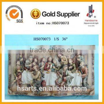 21 Inch Wholesale New Design 3d Art Last Supper Carving Wall Hanging Decoration photo-6