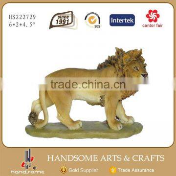 10.5 Inch Resin Craft Animal Decoration Lion Statues for Sale photo-4
